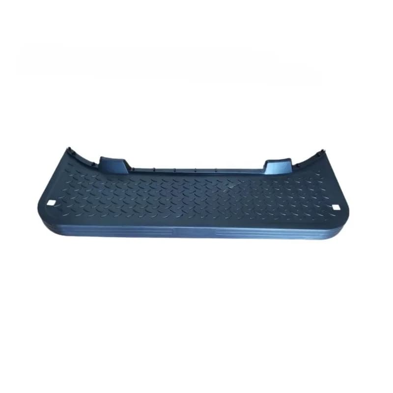 Golf car with rear pedals