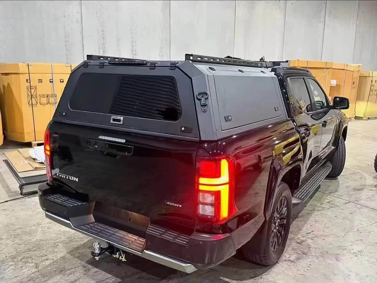 Pickup Truck Bed Topper Caps Durable Waterproof Pickup Hardtop Canopy Certified Quality Custom-fit for Mitsubishi Triton L200