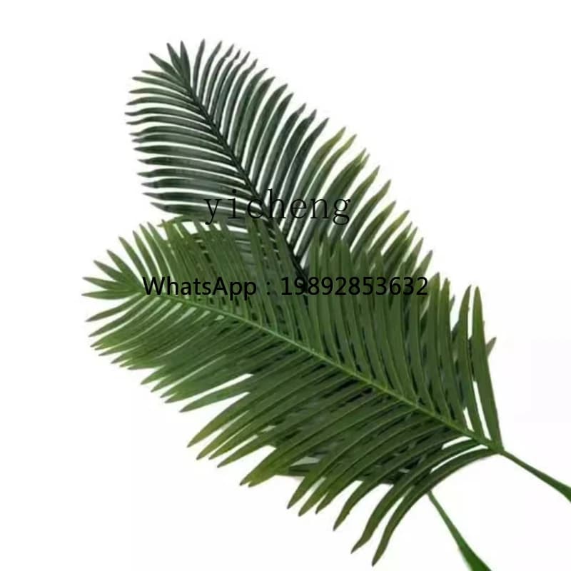DD  simulated coconut tree leaf pipe blocking balcony sewer pipe decoration covering ugly beautification