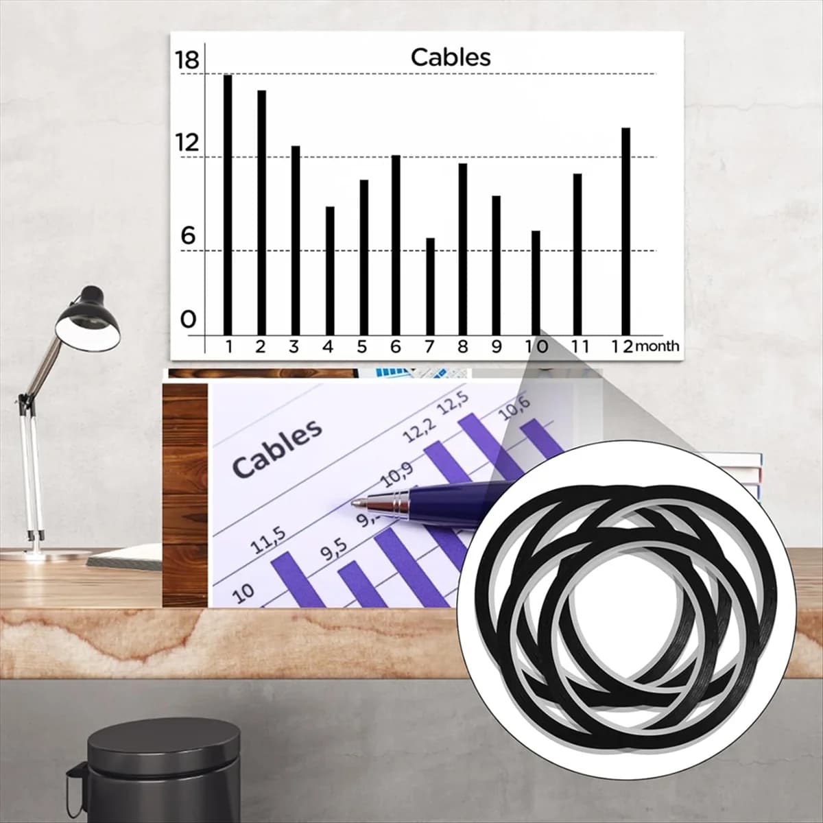 SSR 6 Rolls 1/8 Whiteboard Tape - Thin Dry Erase Tape for Art, Charts & Whiteboards - Pinstripe Paper-Tape,108 Feet Per Roll