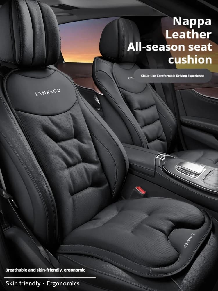 For Lynk&Co 01 03 900 Z10 06 Z20 05 Car Seat Backrest cushion Cover Leather Breathable Seat Protector Pad Ultra-thin Accessories