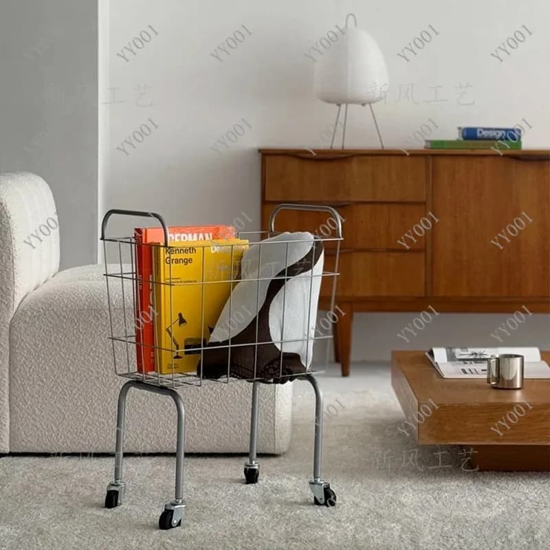 Rolling Laundry Basket with Wheels Large Capacity Storage Hamper for Bathroom Home Use