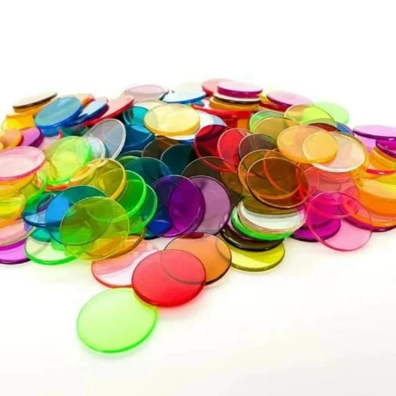 Translucent Colored Acrylic Disc Round Panel Plexiglass Plastic Sheet For Advertising DIY Scraft Thickness 3/5mm