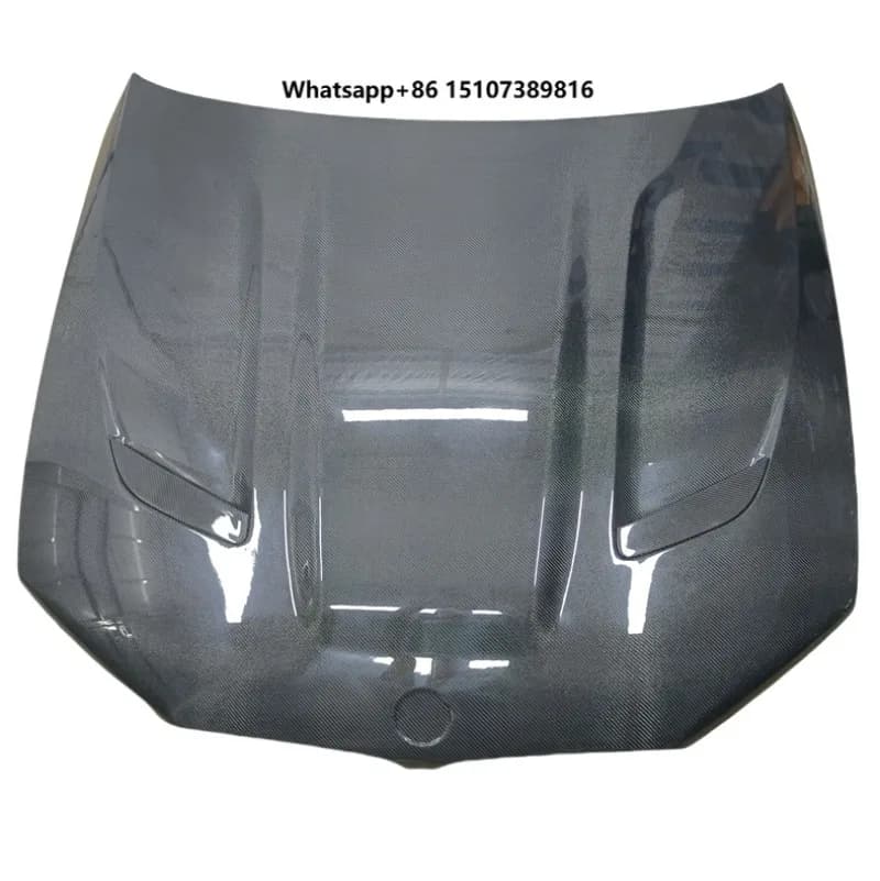 CS Style G30  F90 M5 Two-sided Carbon Fiber  Hood for 5 Series 2017-2023