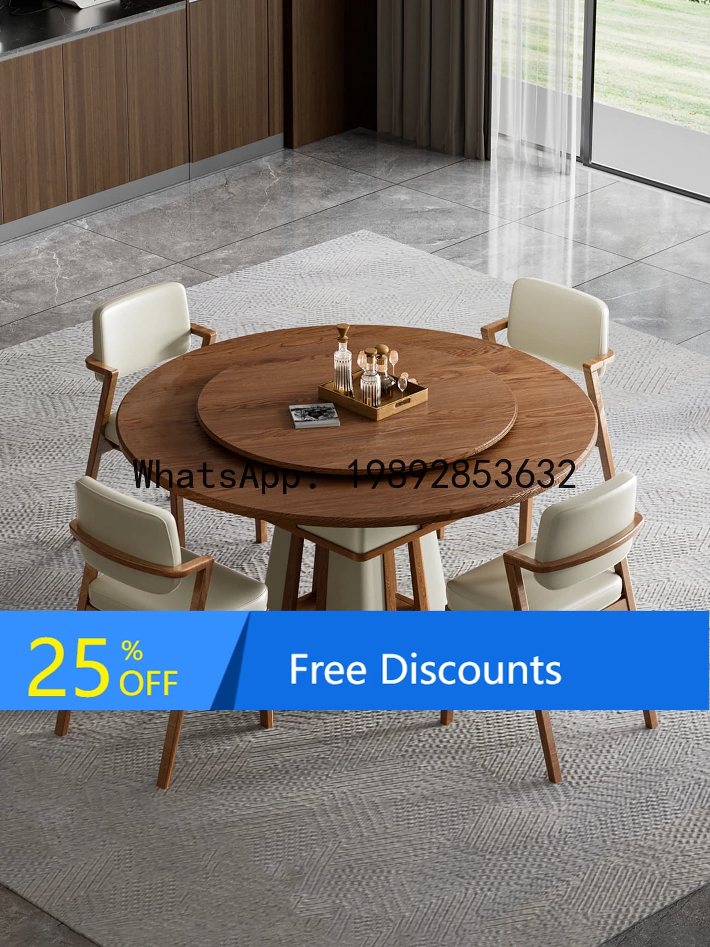 CZ  Solid Wood  Fully Automatic Home Mahjong Table Dining Table Dual-use Silent Dining Mahjong All-in-one Machine Square Table