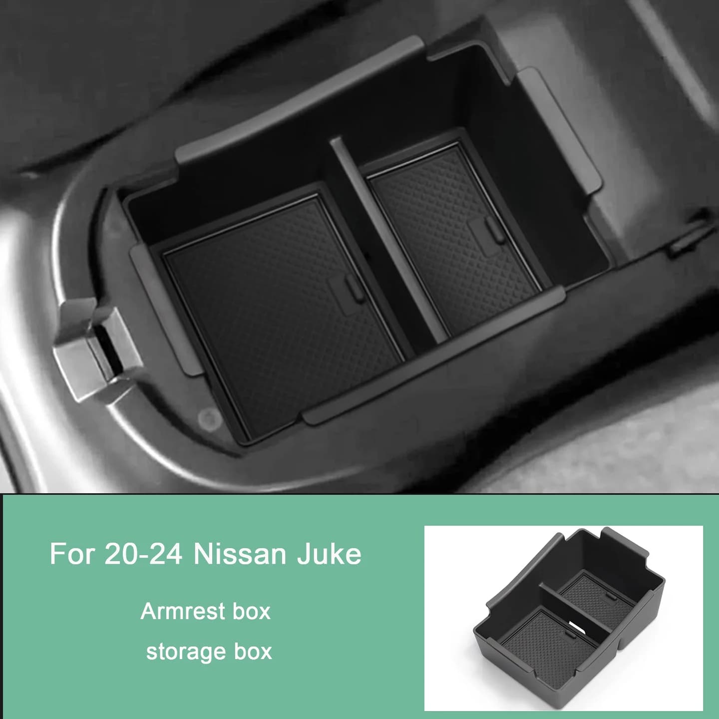 Suitable for 20-24 Nissan Juke armrest storage box modification car central storage box