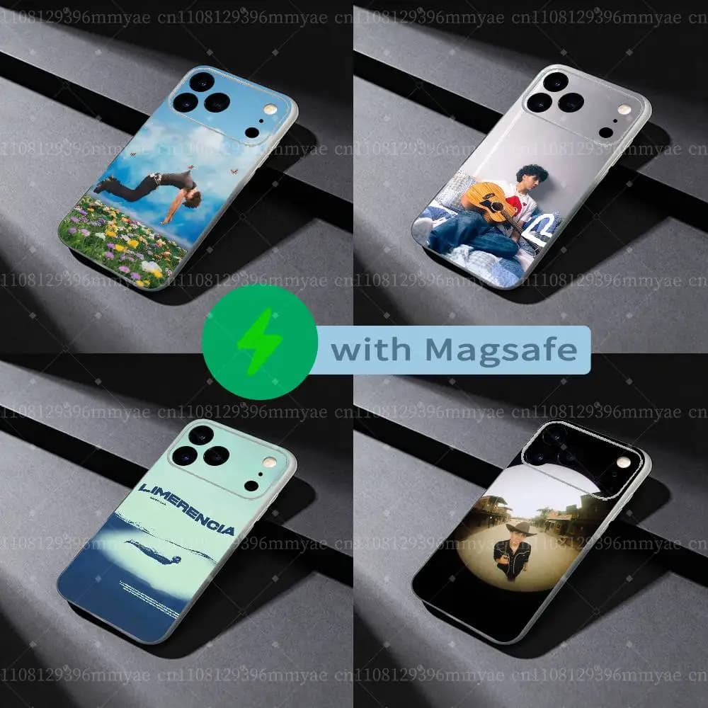 D-DannyLux LEYENDA Matte Phone Case For iPhone 17,18,16,15,14,13,12 Pro Max For Magsafe Wireless Charge Cover