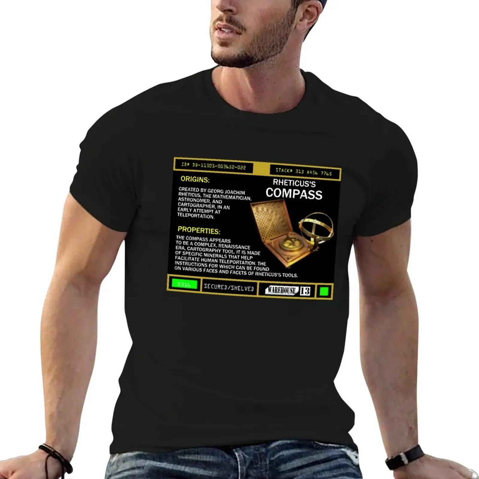 Rheticus's Compass T-Shirt boys whites Clothing shirts graphic tee men