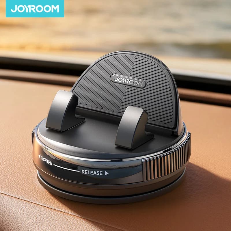 Joyroom New Car Phone Holder, Car Navigation Cell Phone Car Mount, Silicone Non-Slip Dashboard Phone Holder For iPhone Android