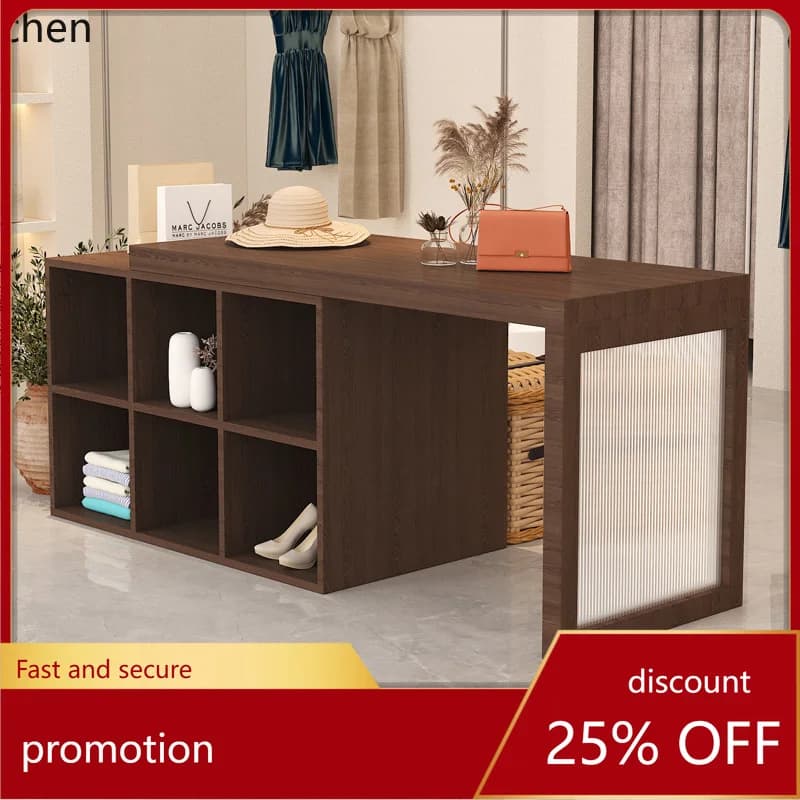 HT Nakajima Cabinet Liushuitai Shoe Store Telescopic Display Table  Paint  Cabinet Display Rack
