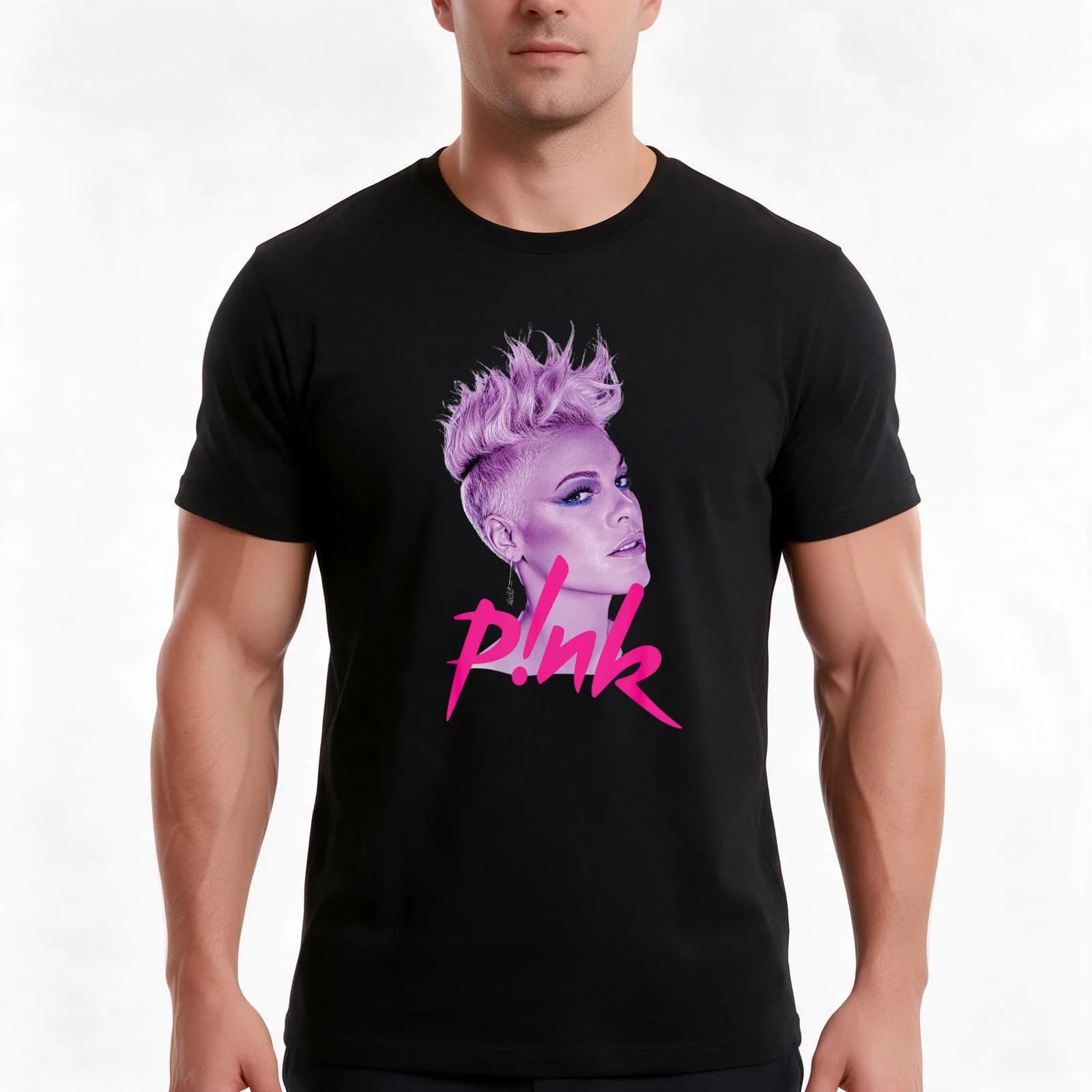 Pi n k P!_nk P nk , Summer Tour T-Shirt, Summer Casual Cotton Tee, Oversized Streetwear Tops, Vintage Graphic Print, 100% Cotton
