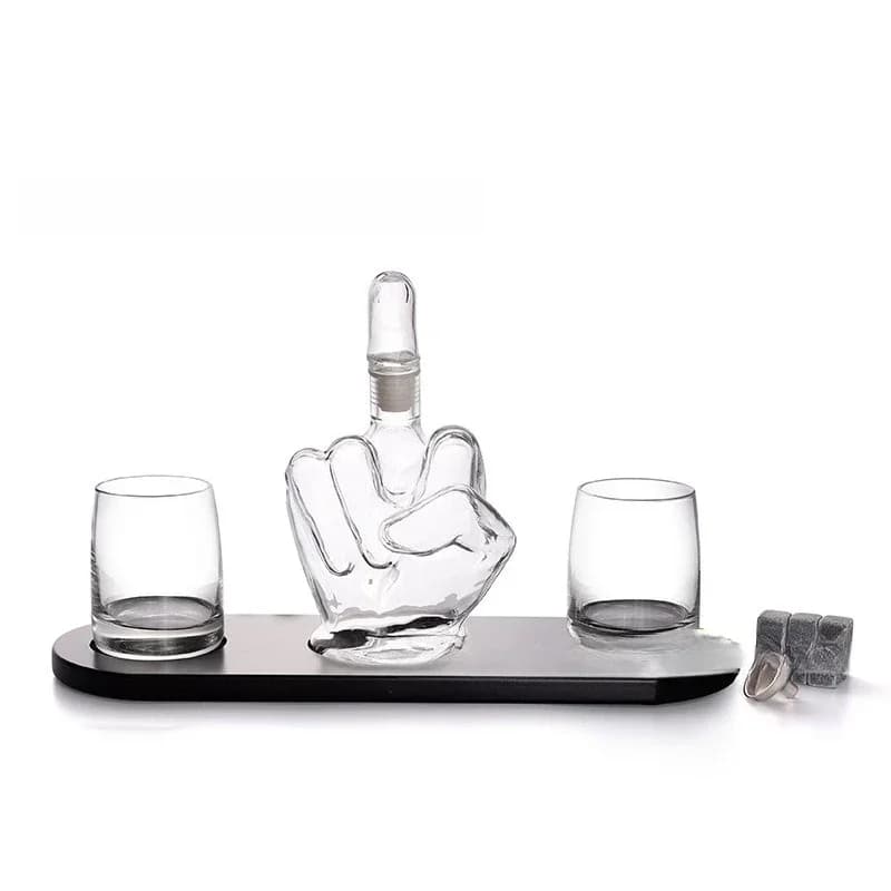 Finger decanter set craft glass wine bottle wine glass wine set
