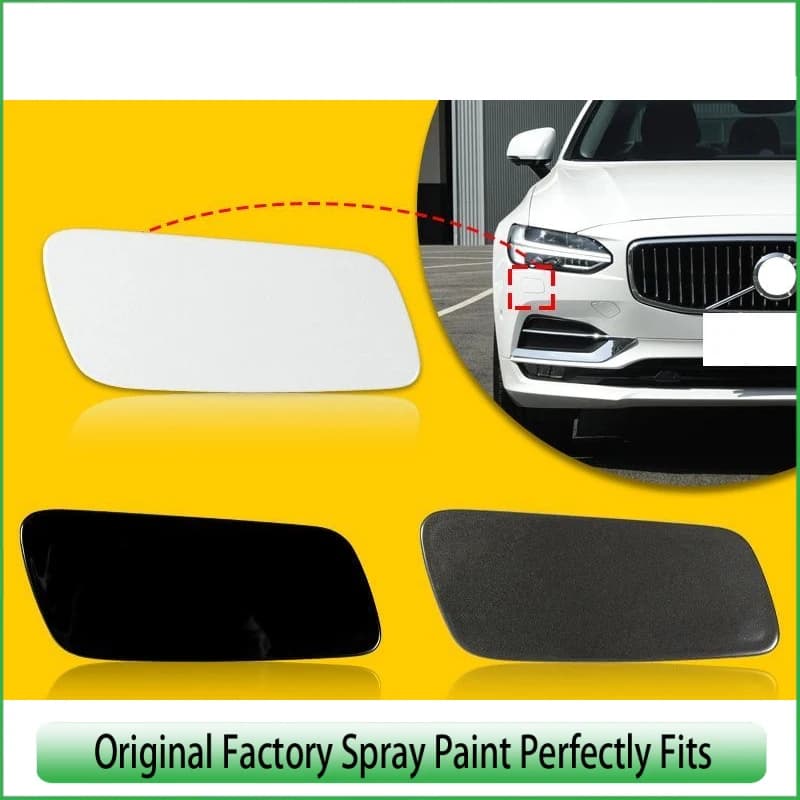 Auto Front Left or Right Bumper Headlight Washer Cover Cap for Volvo S90 2017 2018 2019 2020 2021 2022 2023 2024 2025