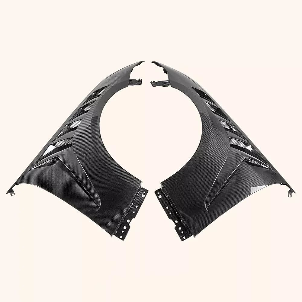 Carbon Fiber Fenders for  Mustang S650  GTD 2024 Real Carbon Fiber Side Fender Regular Style .