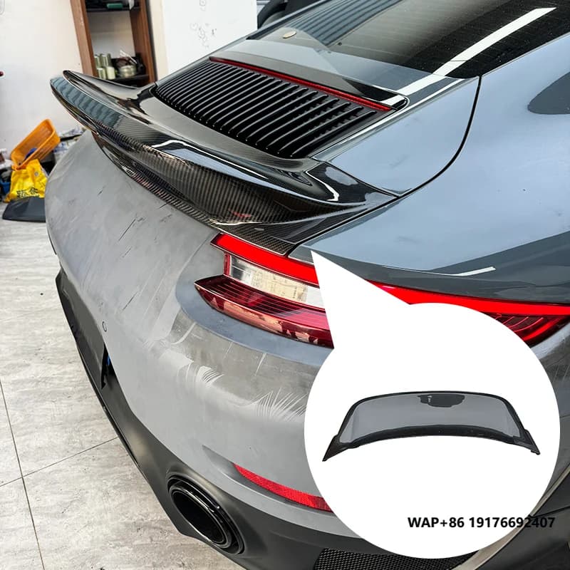 For 2013-2019 911 Bodykit Car Upgraded Car Spoilers Rear Bumper Carbon Fiber Tail 991