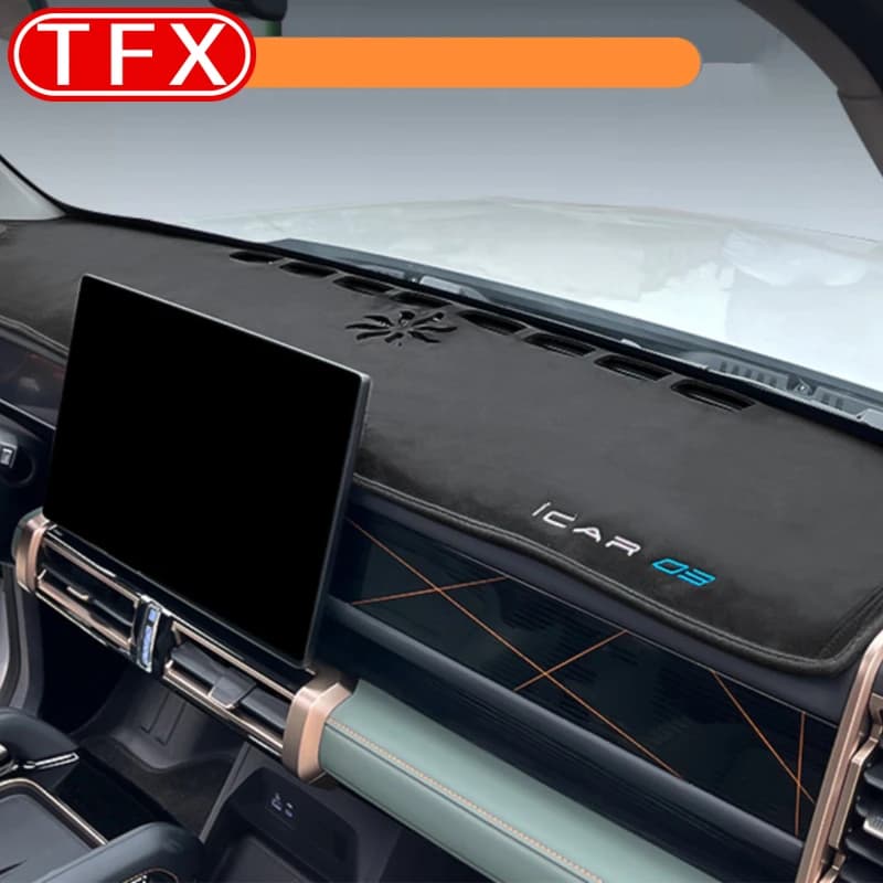 For Chery Jaecoo J6 ICAR 03 Car Styling Dash Mat Dashmat Dashboard Cover Sun Shade Dash Board Cover Carpet Auto Accessories