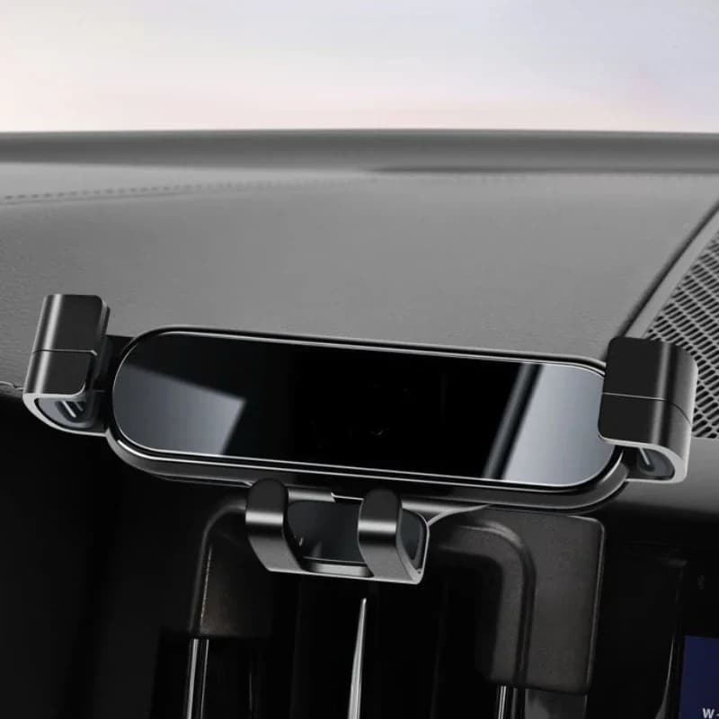 For Volvo XC60 S90 S60 XC40 XC90 V90 ABS Silver Car Air Vent Mobile Phone Holder GPS Navigation Holder Car Accessories