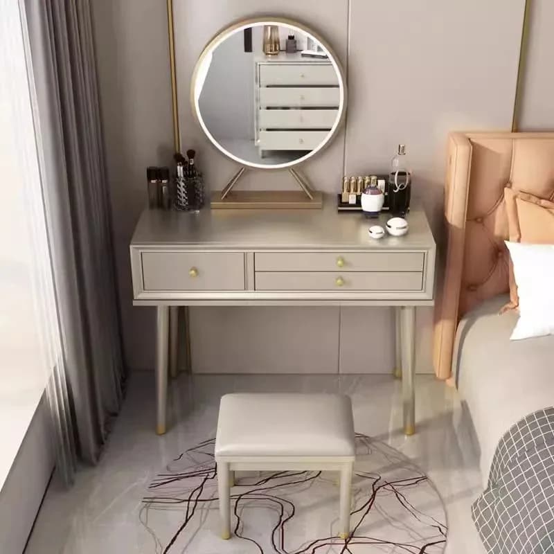 Storage Drawer Dressing Table Bedroom Mirror Modern Makeup Dressing Table Living Room Coiffeuse De Chambre Bedroom Furniture