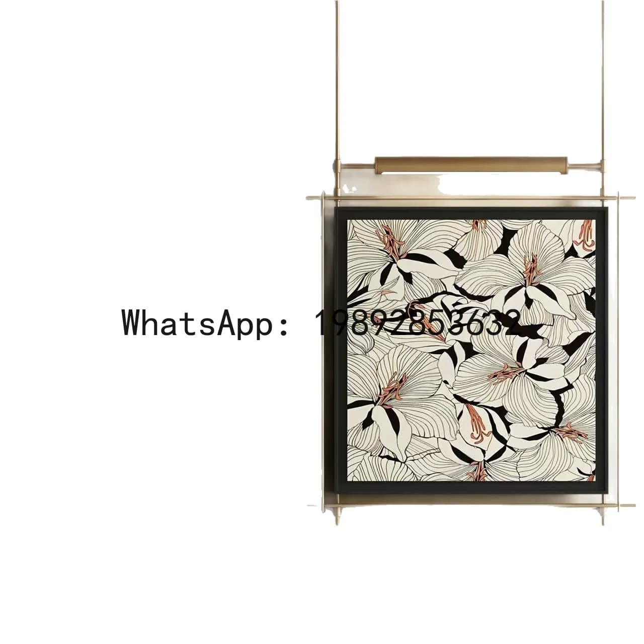 PYJ new Chinese niche retro living room antique entrance corridor mural bedroom study hanging painting