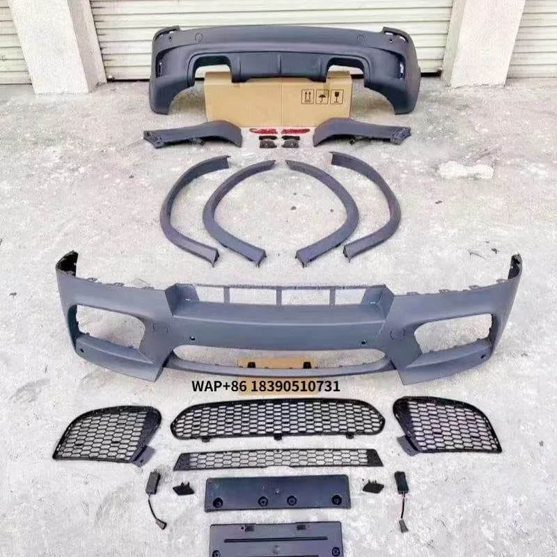 For Body Kit X6 F16 BODY KIT La Style Good Fitment Wide Body Kit for X5 E70 X6 F16