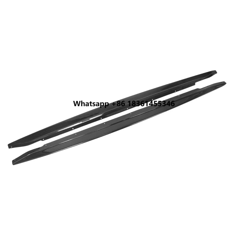Good Fitment Dry Carbon Fiber JPM Style G80 Rear Bumper Side Skirts  Rear Bumper Side Skirts for  M3 G80 4-Door 2021+ Body Kits