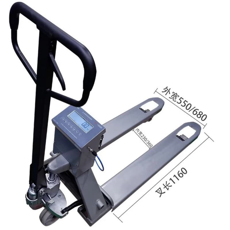 Explosion-proof electronic forklift scale 2T truck Diniu manual hydraulic weighing intrinsically safe forklift pallet truck