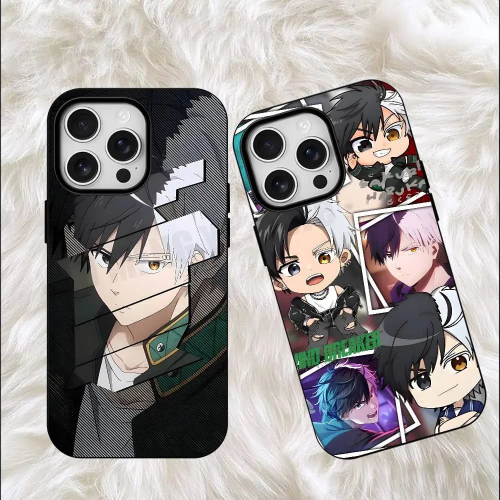 WIND BREAKER H-Haruka Kaji Silicone Soft Case For iPhone 17,16,15,14,13,12,11 Pro Max For Magnetic Shell Frosted Cover