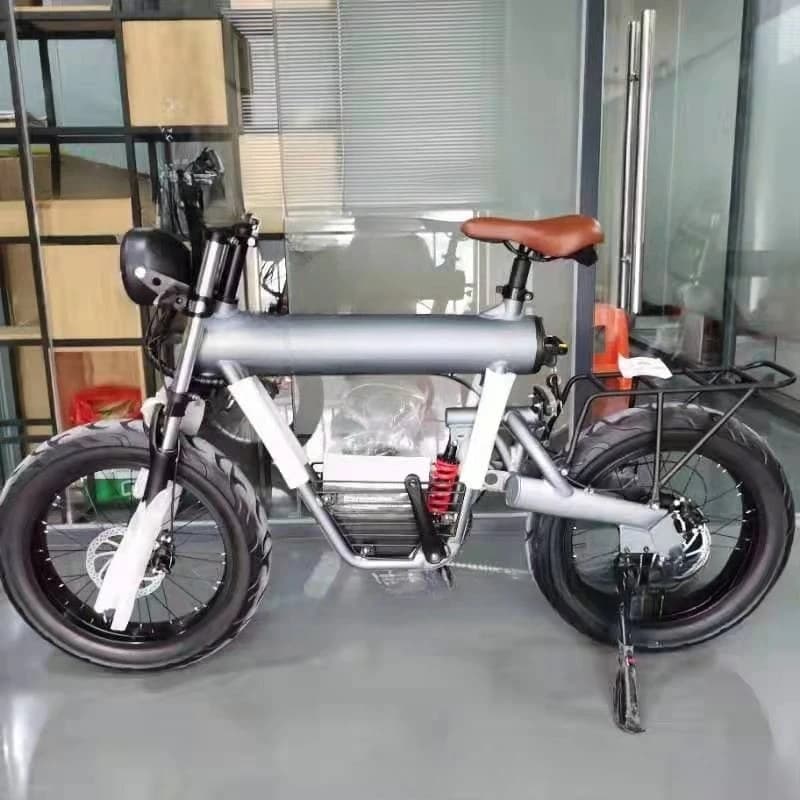 Lithium battery off-road electric bicycle helps to travel 20-inch mountain bike beach motorcycle