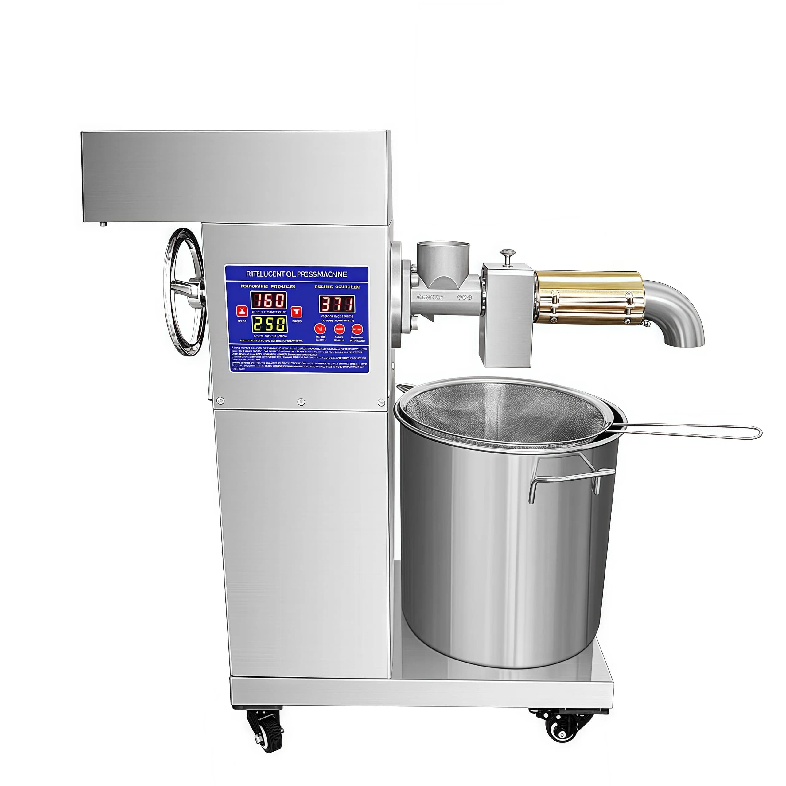 Automatic Commercial 110V 220V Oil Press Machine New Condition Household & Commercial FLaxseed & Peanut Cold Press Oil Extractor