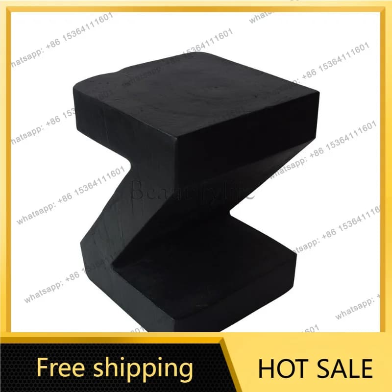 Zj. Very simple art design side few Nordic retro cafe coffee table
