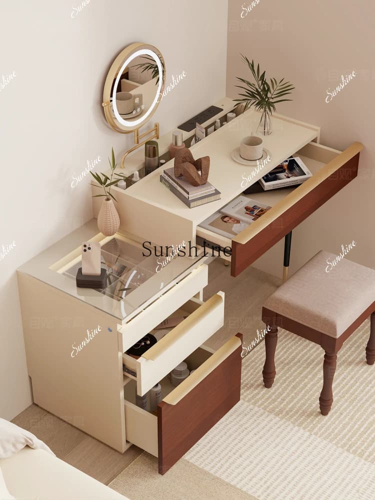 Medieval ins wind narrow side dresser corner corner corner desk small apartment modern chest  FT