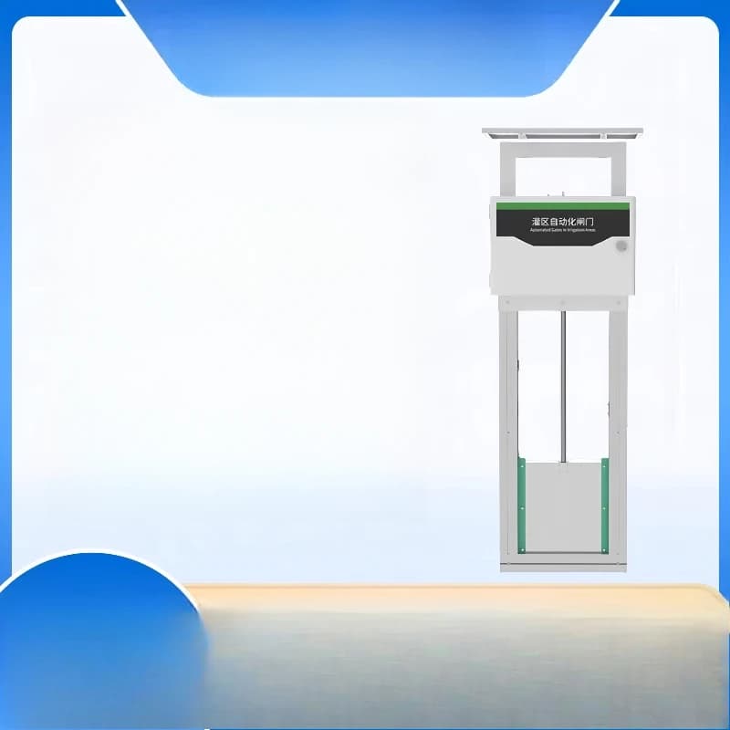 Automatic gate integrated, control agricultural water level, water flow through the gate speed intelligent irrigation system