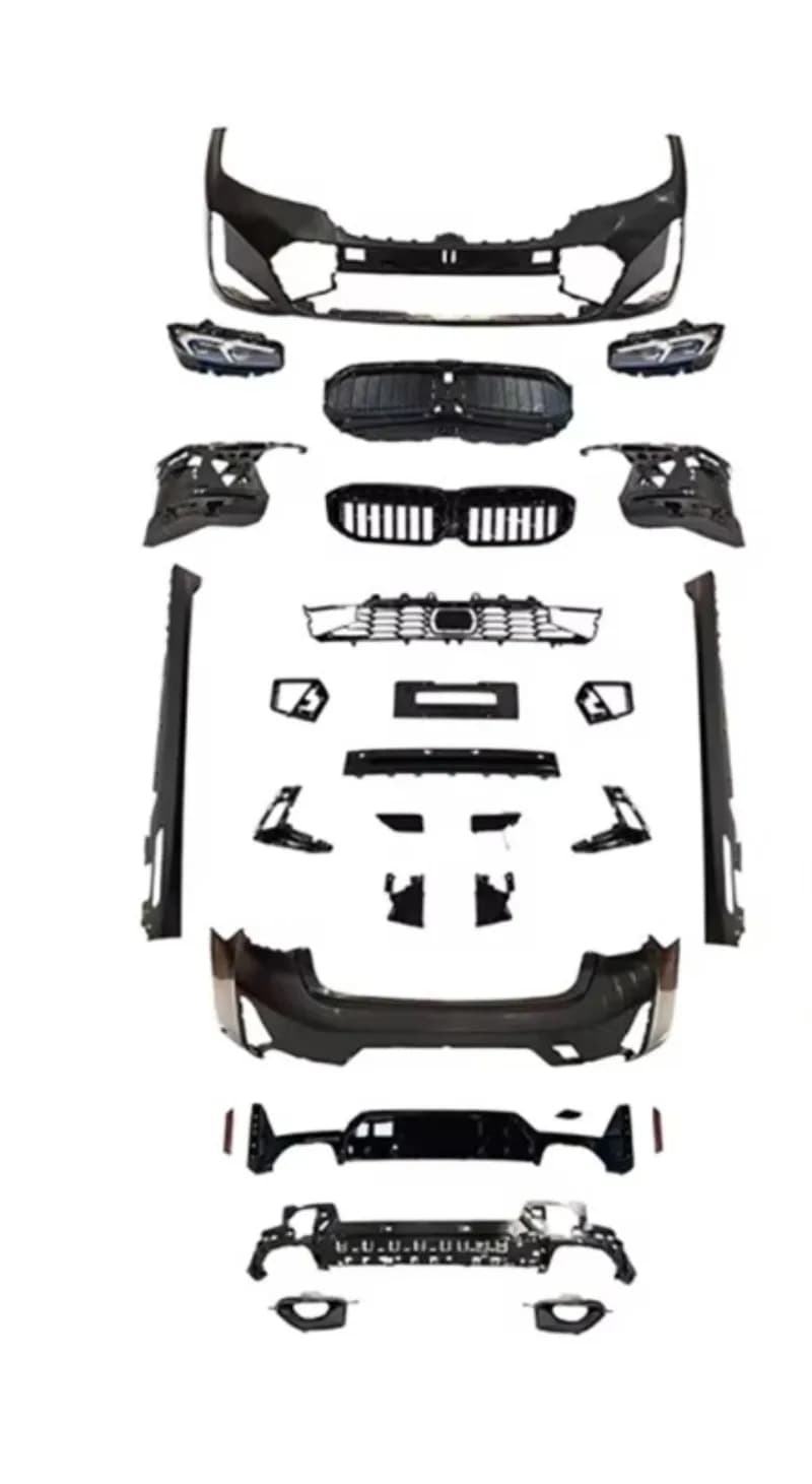 2020-2022 G20 Car Modification Upgrade 2023 Front Bumper Headlights Side Skirts Mudguards Rear Bumper Body Kit for 3 Series