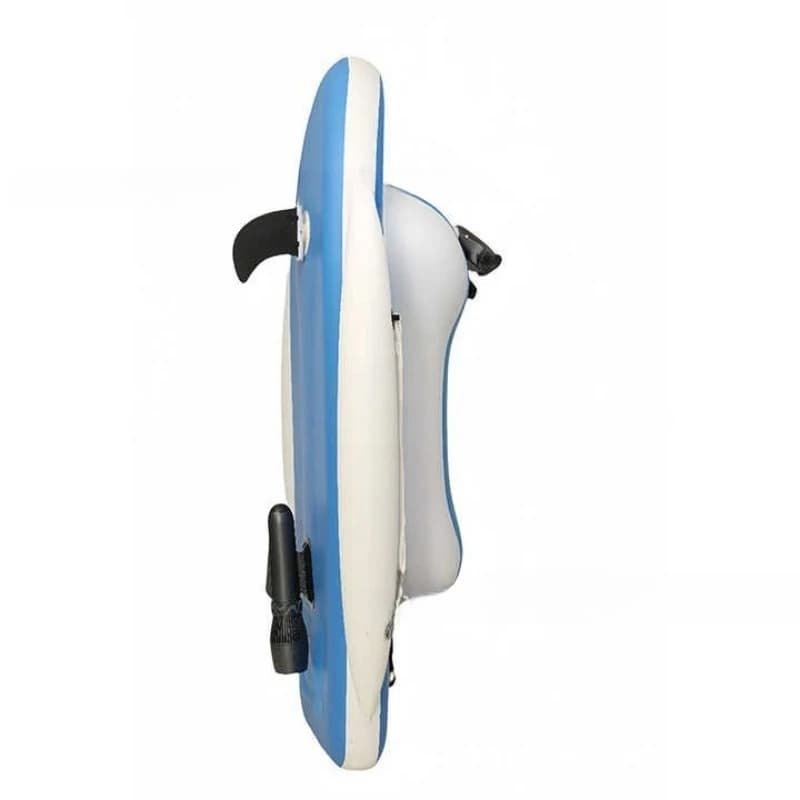 Water inflatable motorboat with electric, wire drawing material thickened and wear-resistant
