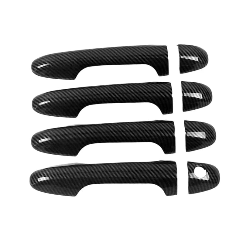 M76E Plastic Exterior Door Handle Cover Shells with Coordinated Trim Pieces for Updating Existing Handle Appearance