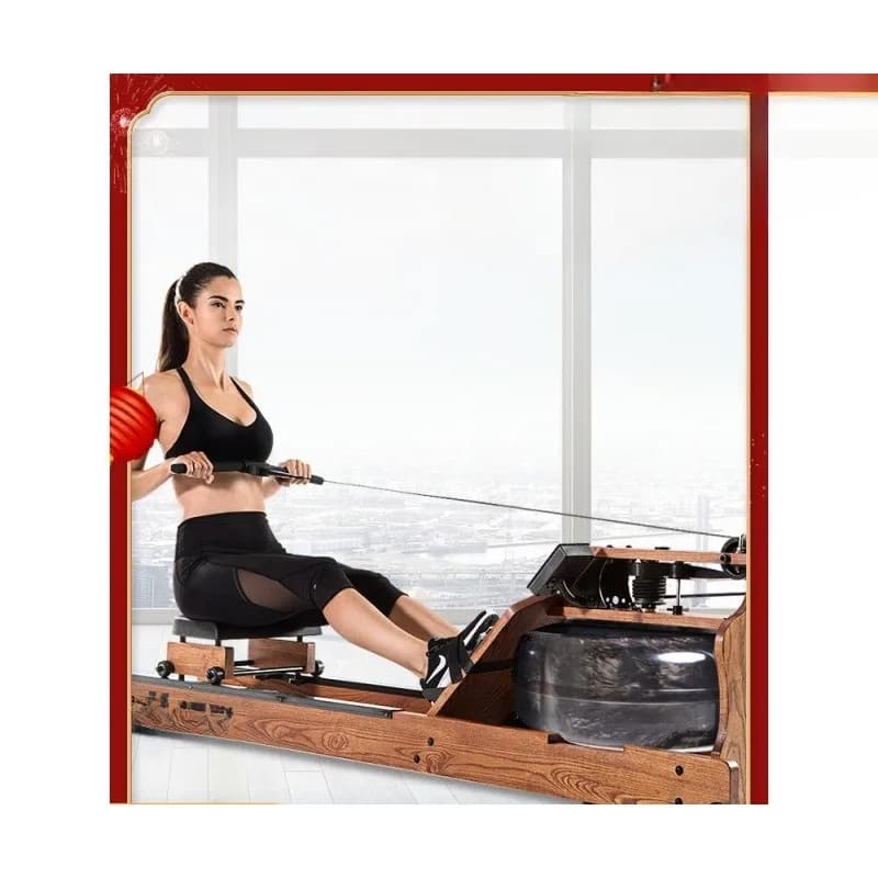 Rowing machine, home smart commercial integrated paddling machine, no installation required, fitness equipment