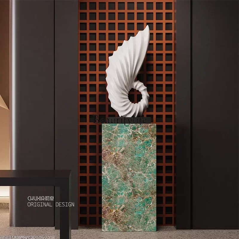 35Creative abstract art conch sculpture floor-standing ornament living room decorationL
