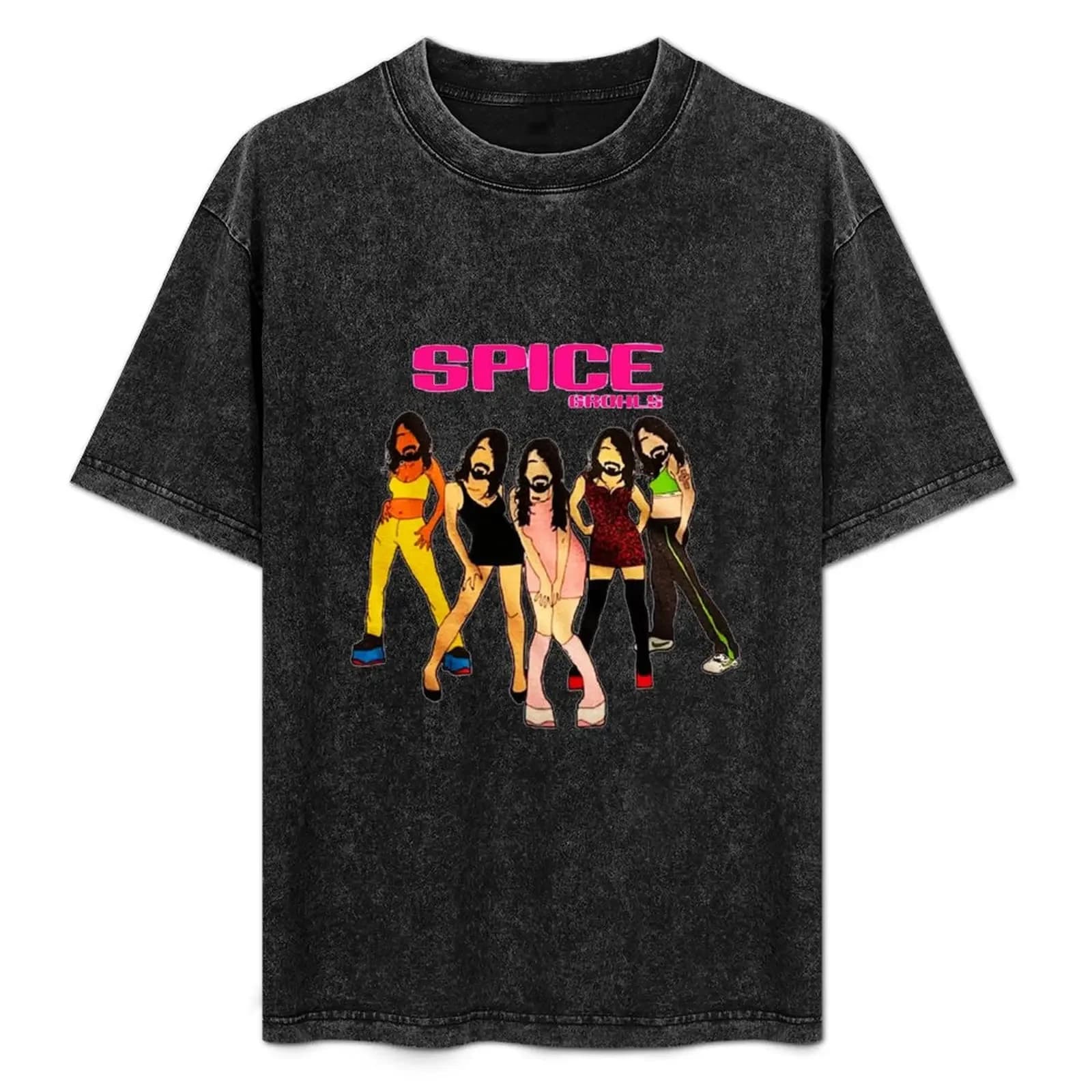 Spice Grohls T-Shirt korean fashion custom shirt Clothing t shirts men