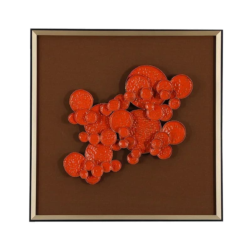 k182TT Yuanquan Southeast Asia Iron Lotus Leaf Living Room Decorative Painting Restaurant Wallpaper Art Painting Model Room Entr