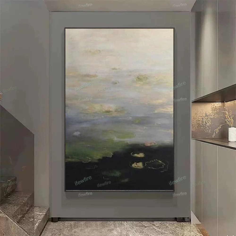Large Size Block Scraper Palette Wall Paintings 100% Hand painted Abstract Oil Painting on  Canvas Wall Art Picture Decor Home