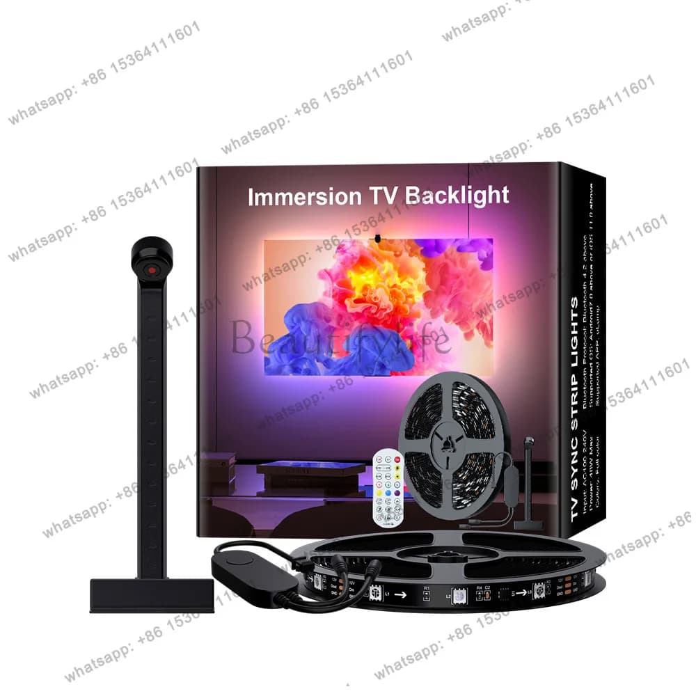 YJ Bluetooth smart ornament can emit light with sensor color selection TV atmosphere decoration