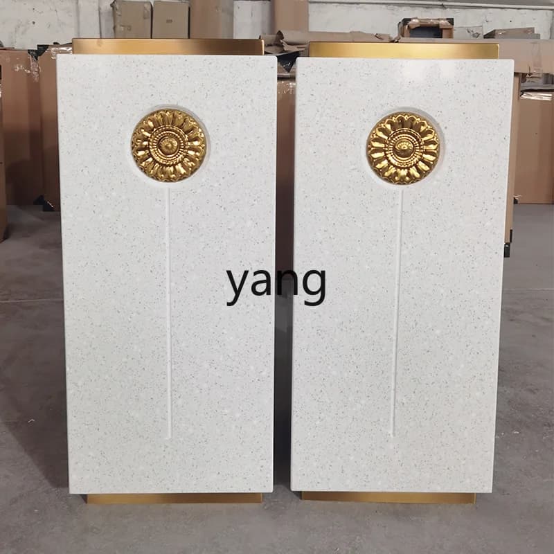 CX  marble base new Chinese style decorative ornament display cabinet