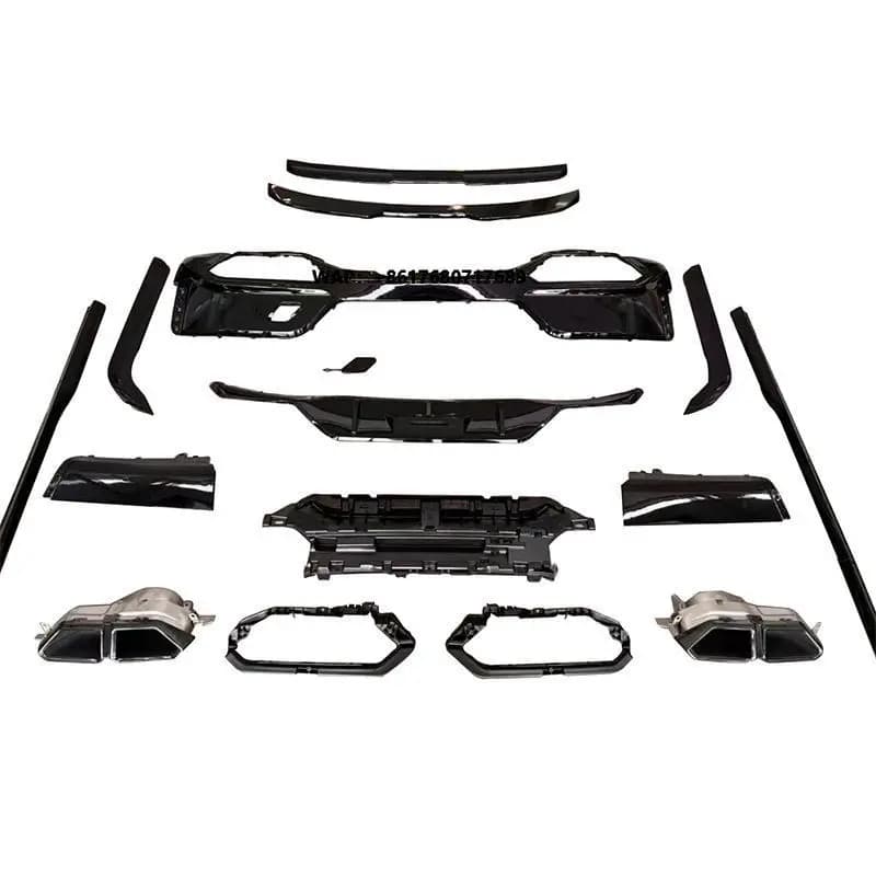 Factory Supply Affordable MP Body Kit Gloss Black Carbon Fiber Look M760 Black Warrior Bodykit B for 7 Series G70 2023-2025