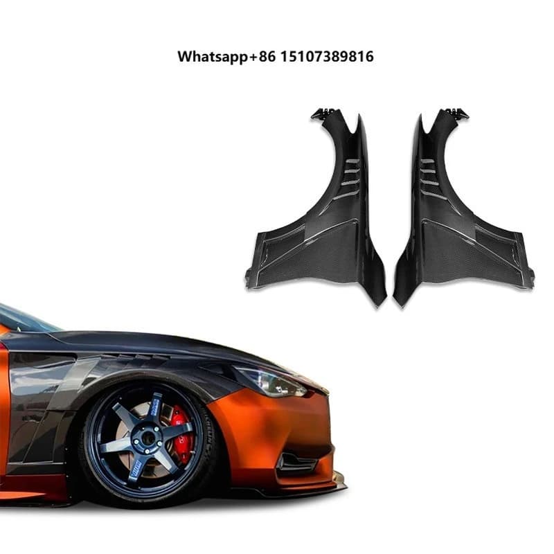 High Quality Carbon Fiber Front Fender for 2016+  Q60/Q60s-Protection & Decoration 1-Year Warranty
