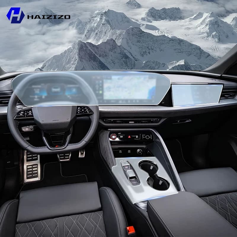 For Audi Q5 2025-2026  Automotive interior center console protection sticker LCD display matte TPU protective film refit PPF