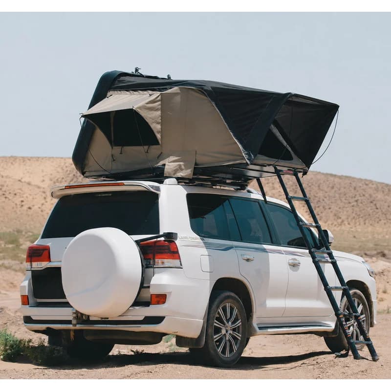 Auto Parts Automatic Hard Shell Rooftop Tent for 3-4 Person All-Weather Heavy Duty Off-Road Overland Camping