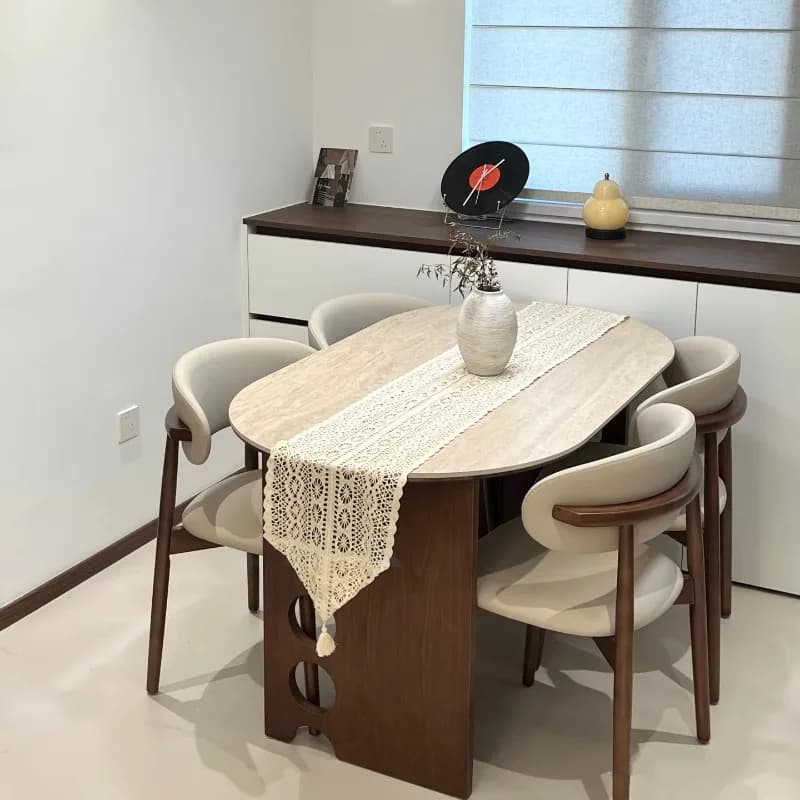 Wood Gaming Dining Table Study Writing Designer Luxury Modern Restaurant Dining Table Mobile Mesas De Jantar Kitchen Furniture