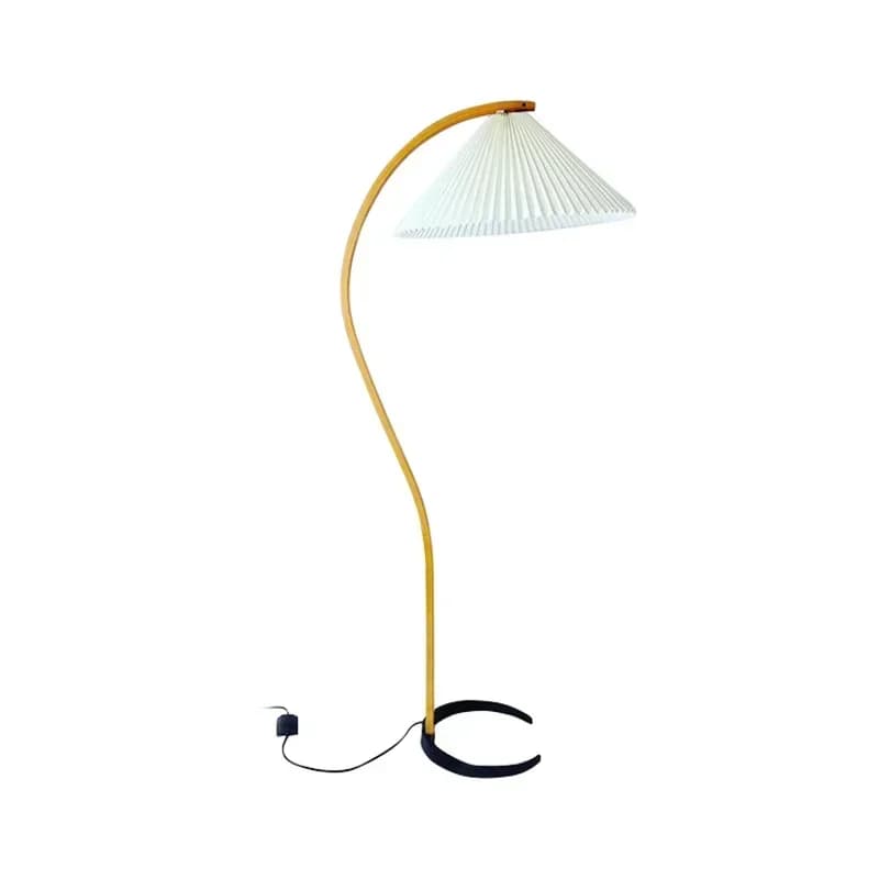 Floor lamp, retro lamp next to the sofa in the living room