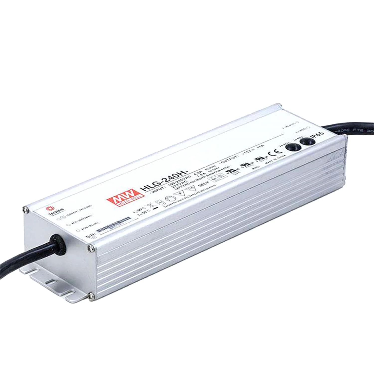HLG-240H-30A Adjustable LED Driver 240W 30V 8A 92.5% Efficiency IP65 Versatile Dimming Single for Tailored Lighting
