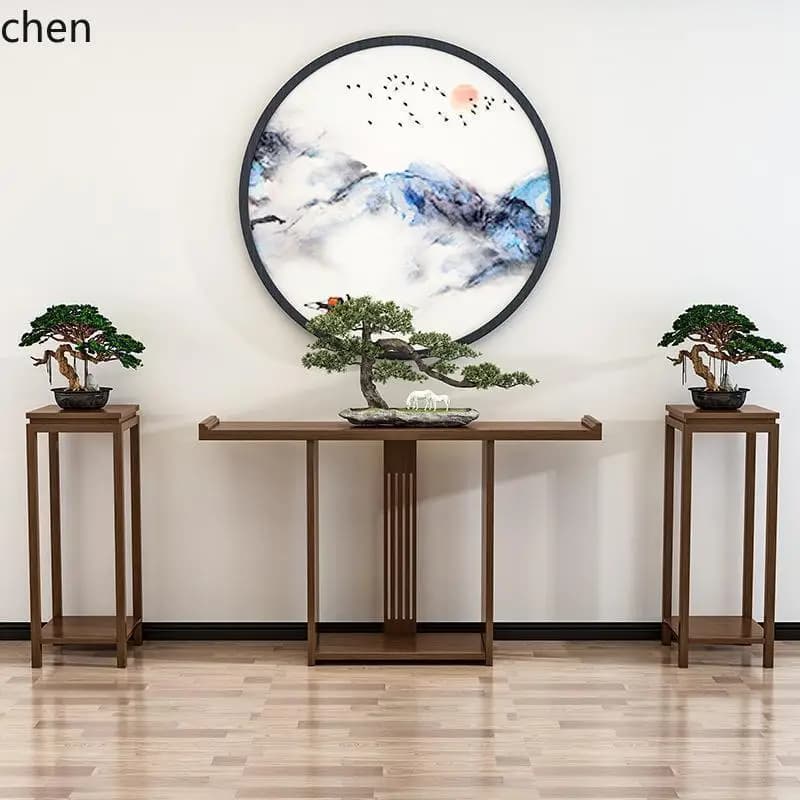 Solid Wood Entryway Table Home Entry Antique Entryway Table Narrow Table Hotel Corridor Decorative Entryway